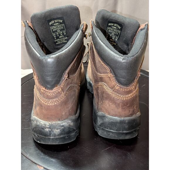 Irish Setter Men’s Size 10 83608 Ely Steel Toe Work Boots Leather Red Wing